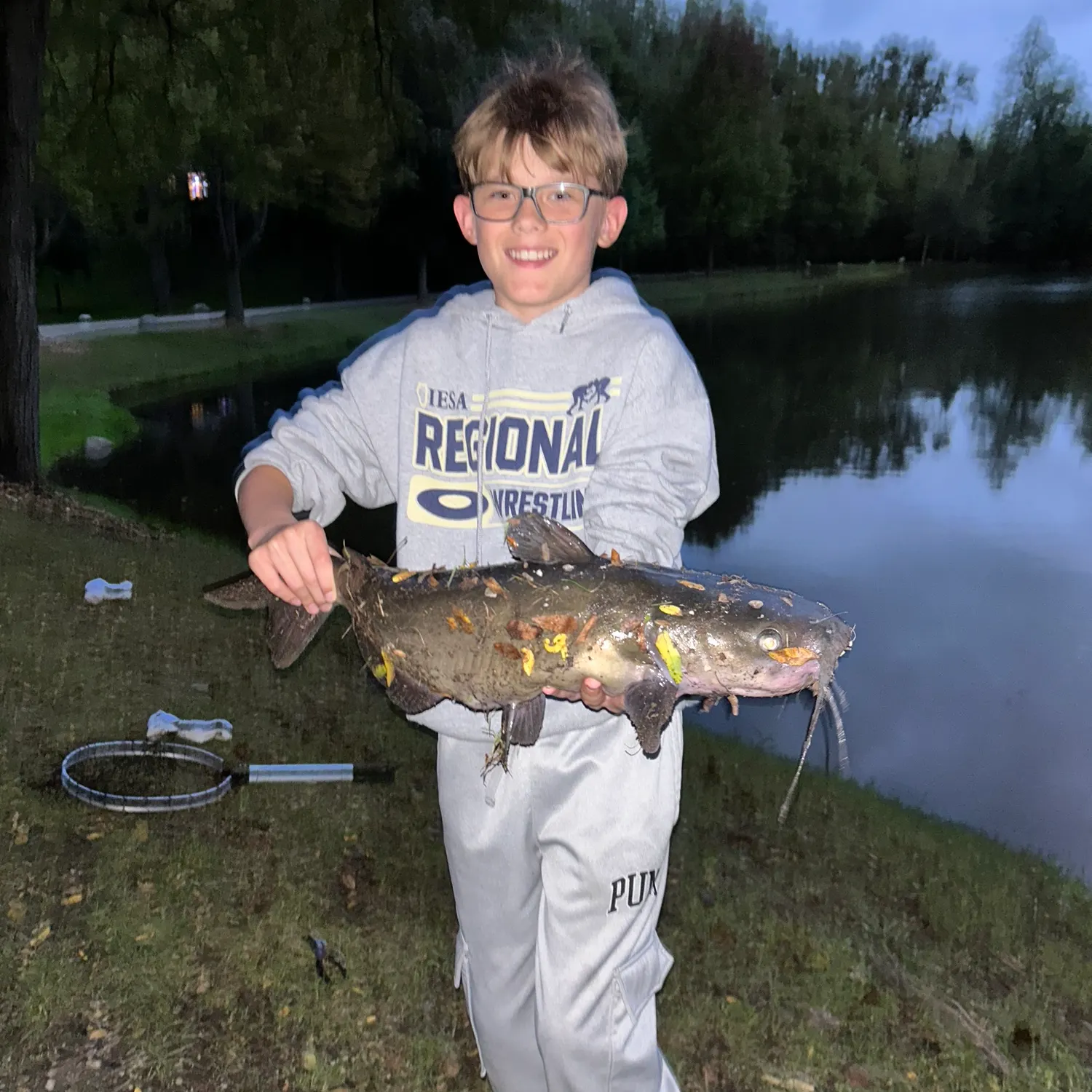 Channel catfish caught on Fishbrain