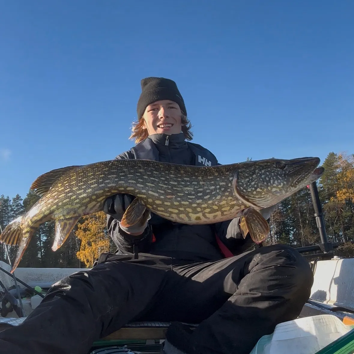 Northern pike caught on Fishbrain