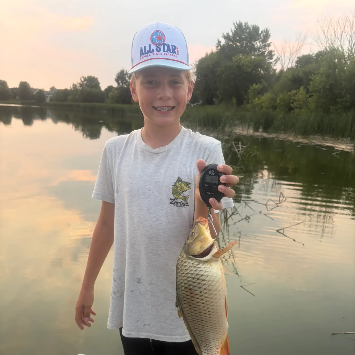 Common carp caught on Fishbrain