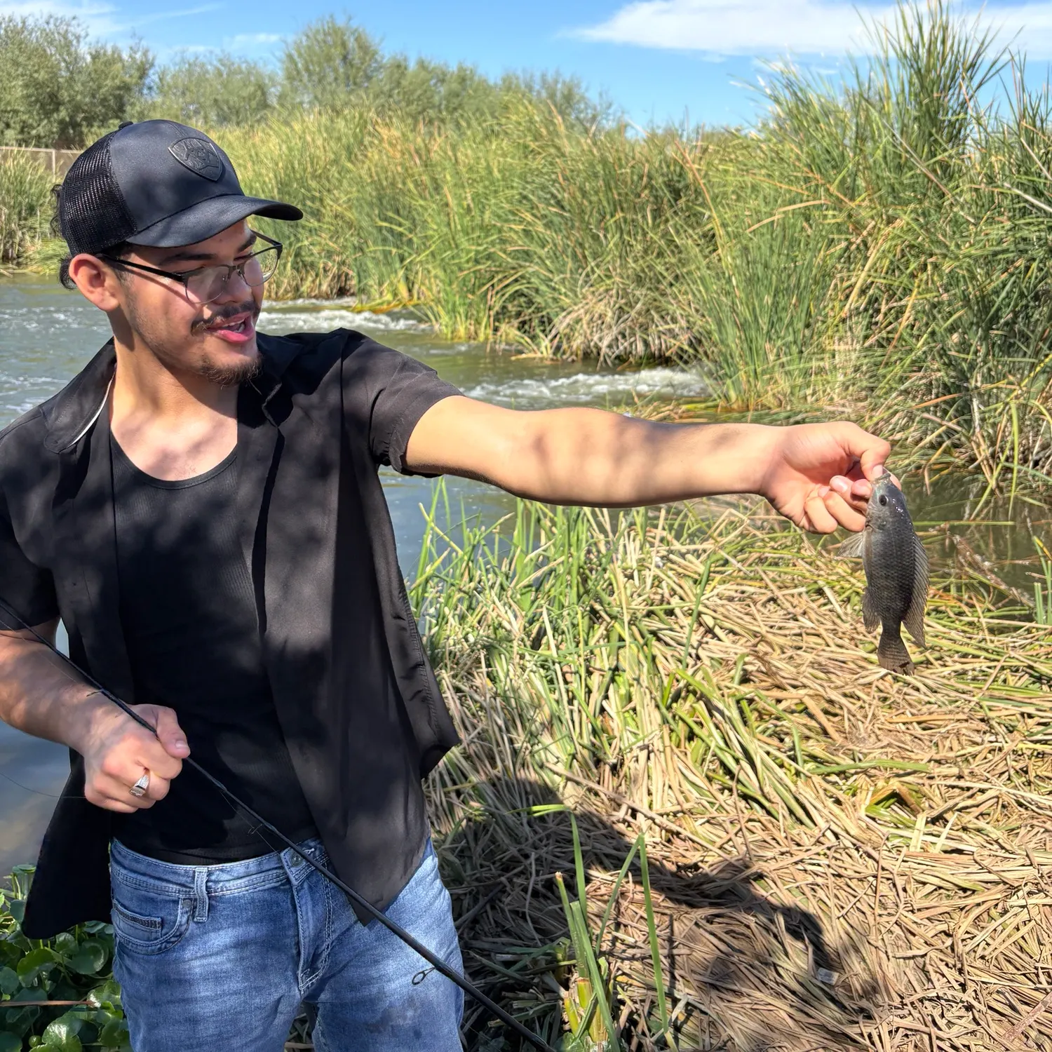 Nile tilapia caught on Fishbrain