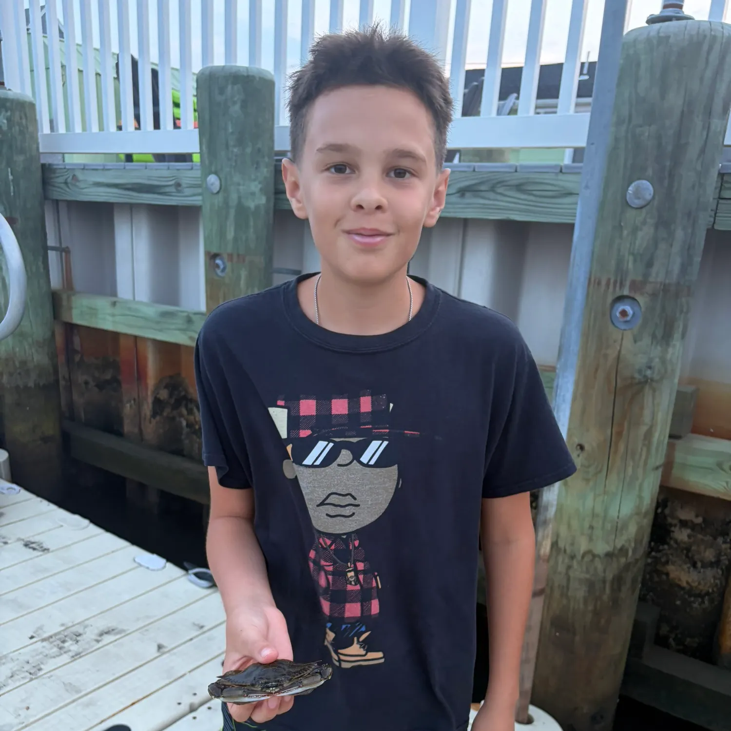Blue crab caught on Fishbrain