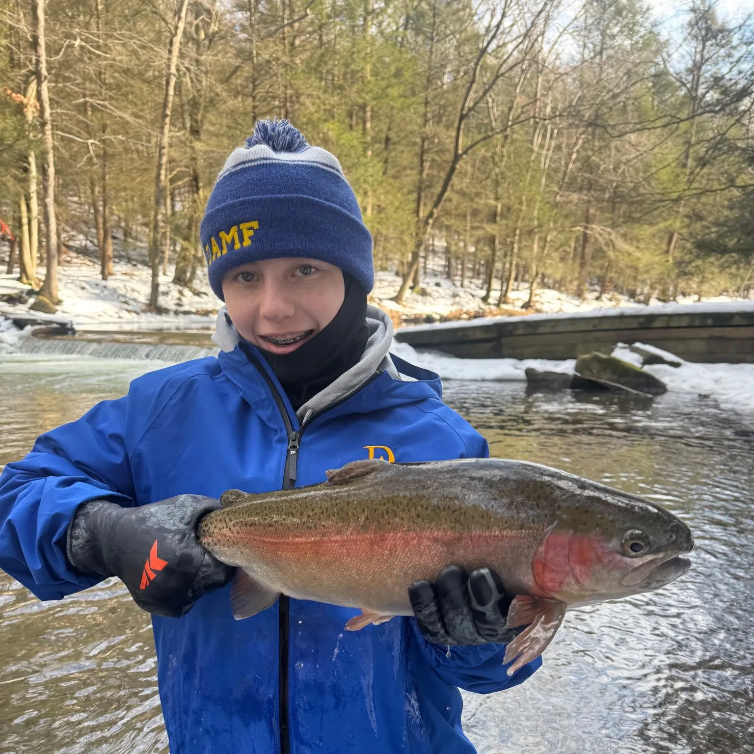 Rainbow trout caught on Fishbrain