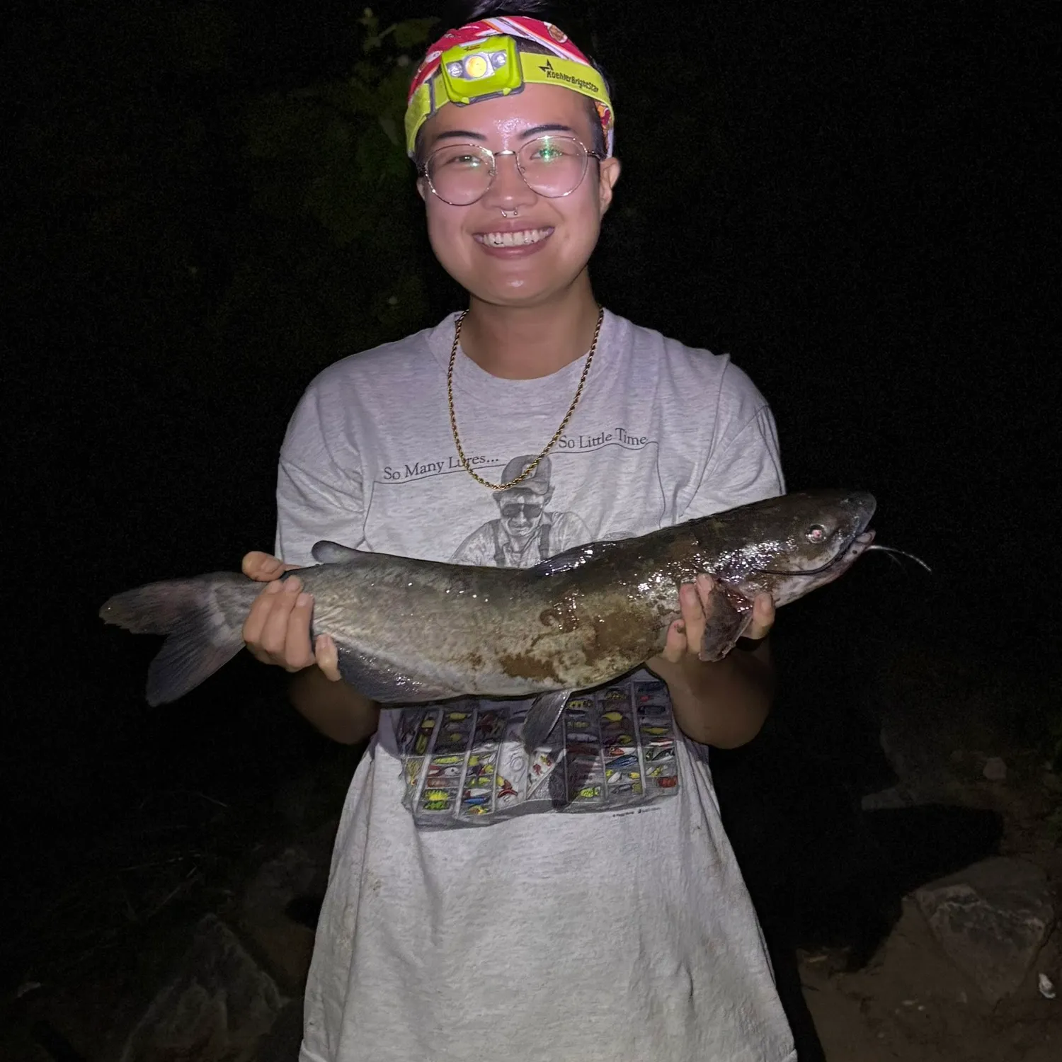 Channel catfish caught on Fishbrain
