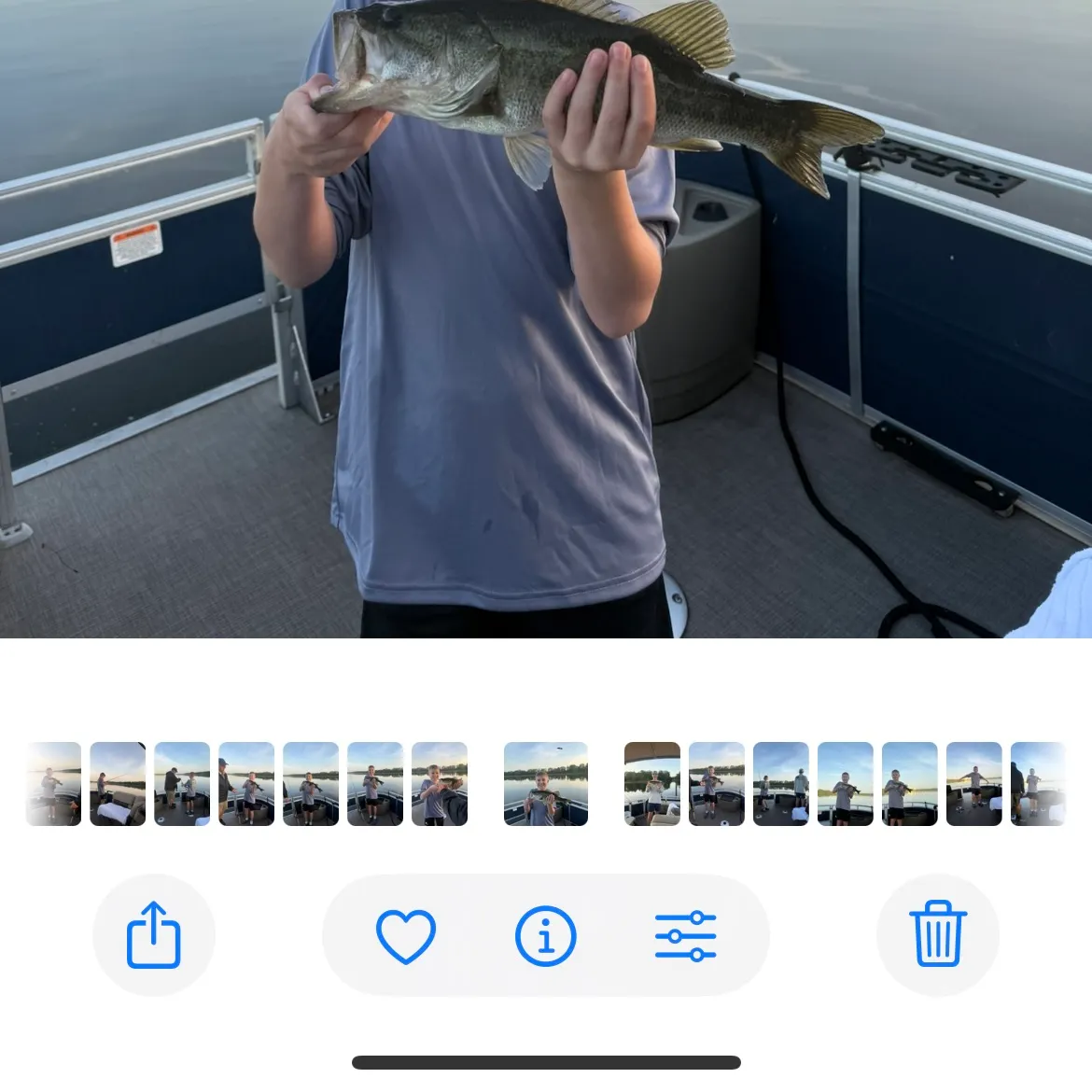 recently logged catches